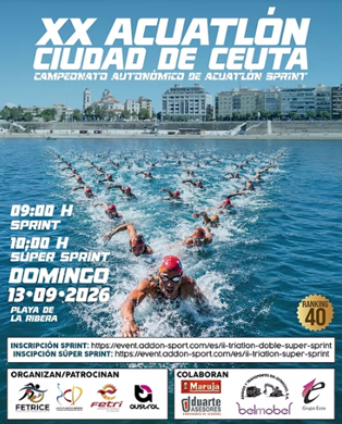 XX Acuatlón Ciudad de Ceuta 2026