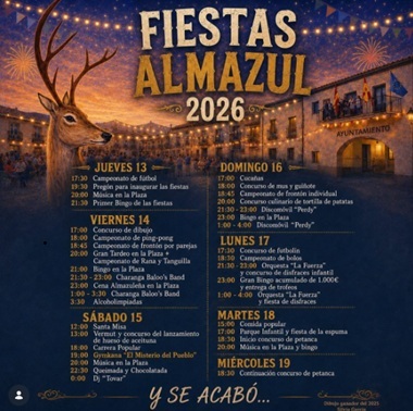 Fiestas de Almazul 2026
