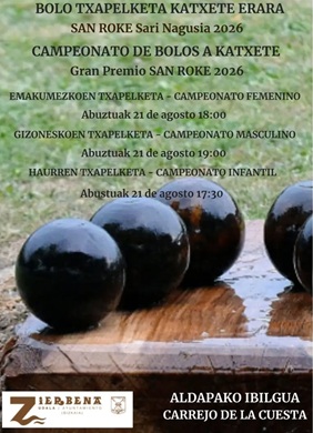 Campeonato de Bolos a Katxete