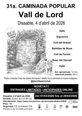 32a Caminada Popular de la Vall de Lord