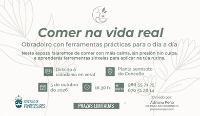 taller Comer en la vida real
