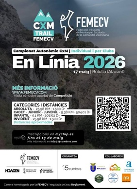 Campeonato Autonómico de CxM en Línea 2026