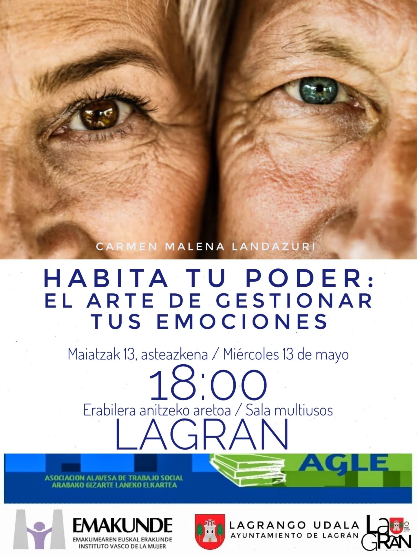 Charla “Habita tu poder: el arte de gestionar tus emociones” en Lagrán
