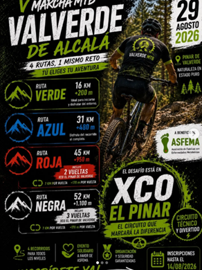 V Marcha MTB Valverde de Alcalá