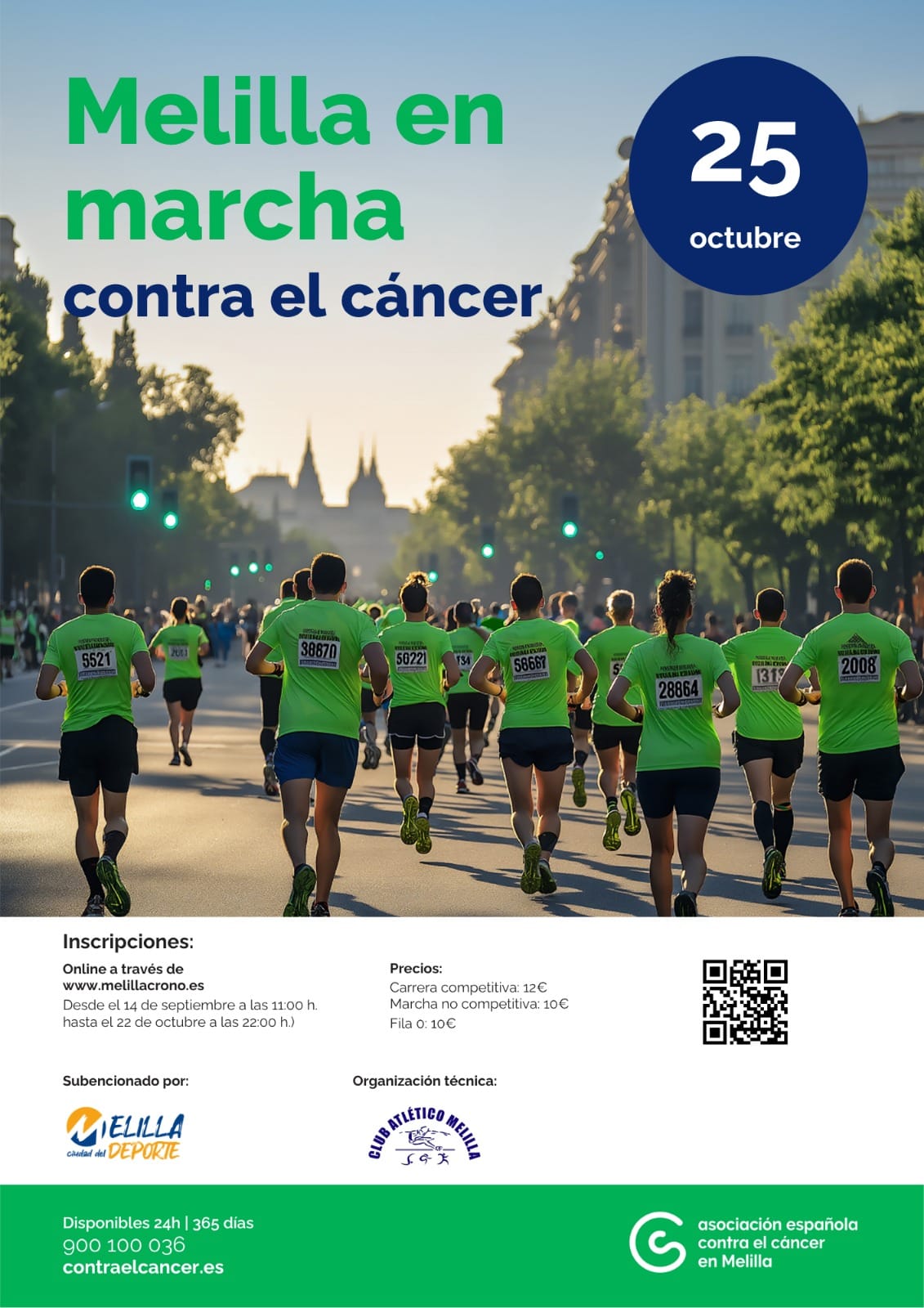 Melilla en marcha contra el cáncer