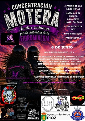 Concentración motera solidaria