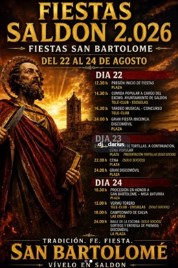 Fiestas de Saldón 2026