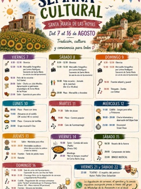 Semana Cultural de Santa María de las Hoyas 2026