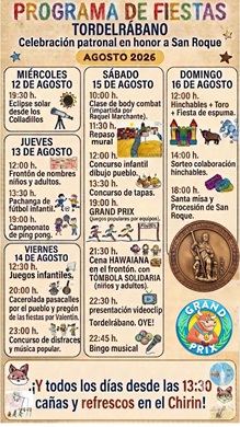 Fiestas de Tordelrábano 2026